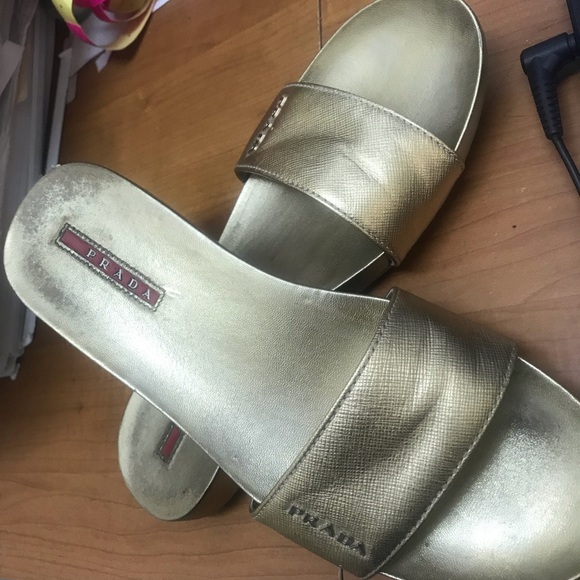 💕Prada slide in sandals💕 - Picture 2 of 4